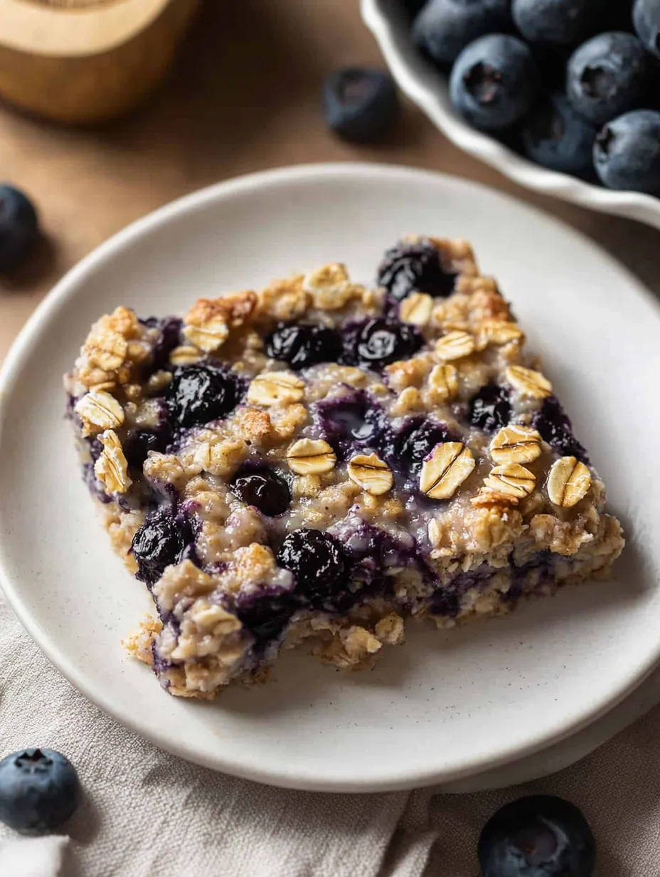 Easy 10-Minute Prep Blueberry Baked Oats Recipe