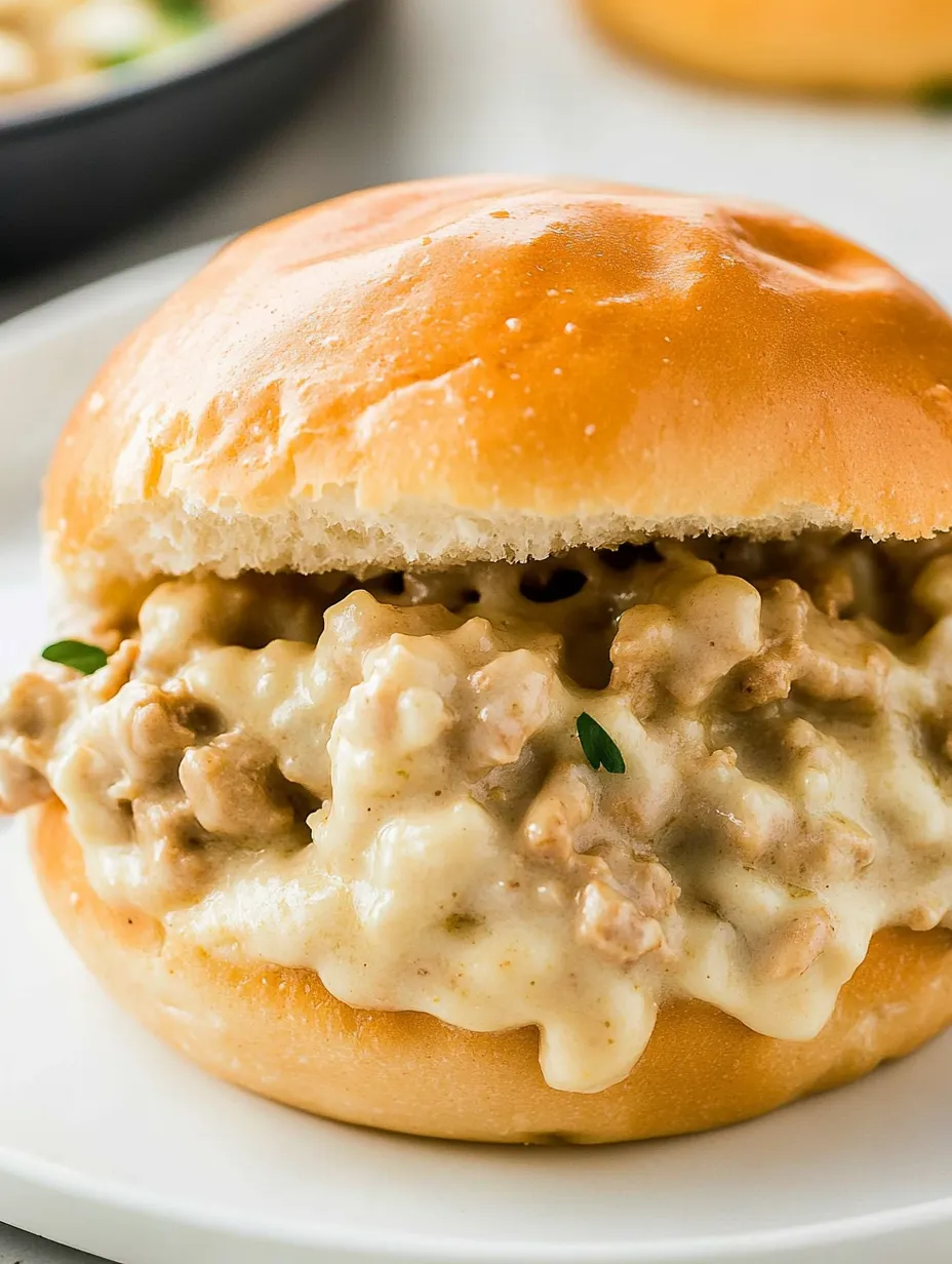Best Chicken Alfredo Sloppy Joes Recipe