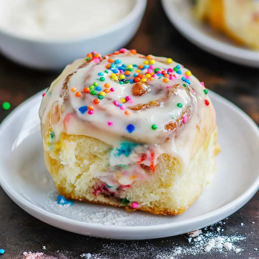 Funfetti Cinnamon Rolls