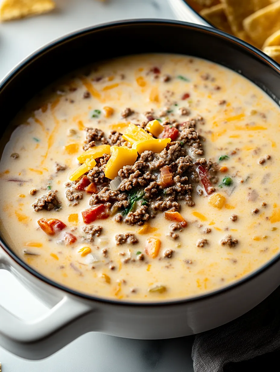 Cheeseburger Soup Recipe