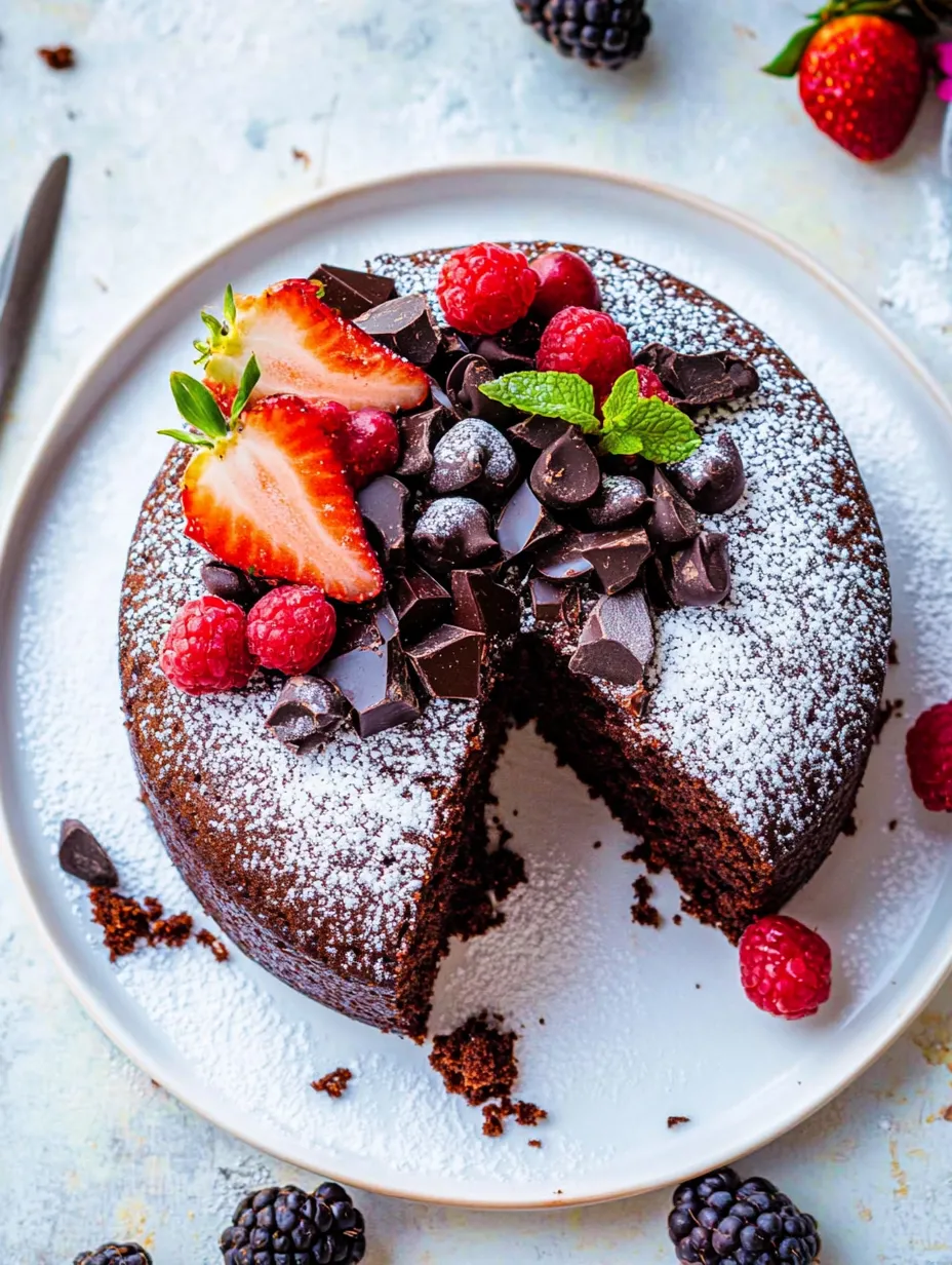 Low Carb Almond Flour Chocolate Cake Recipe